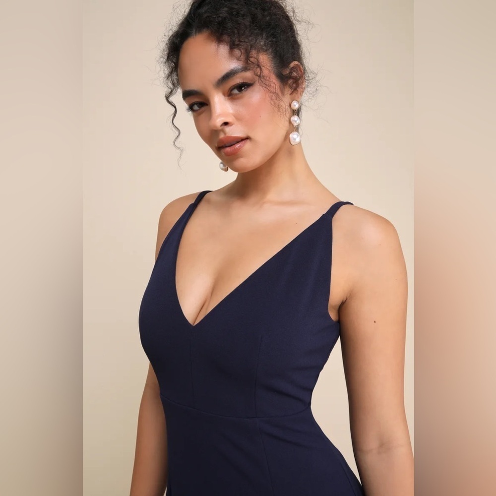 Lulus Melora Navy Blue Sleeveless Maxi Dress - Picture 8 of 15